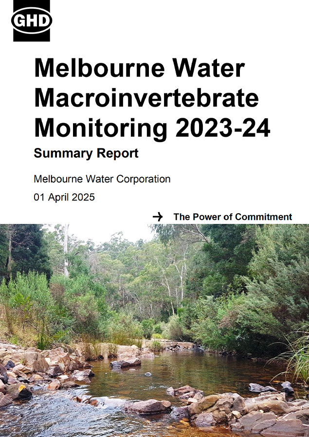 Melbourne Water Macroinvertebrate Monitoring 2023-24 Summary Report