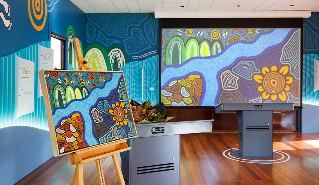 Interior of new Western Treatment Plant (WTP) Education Centre